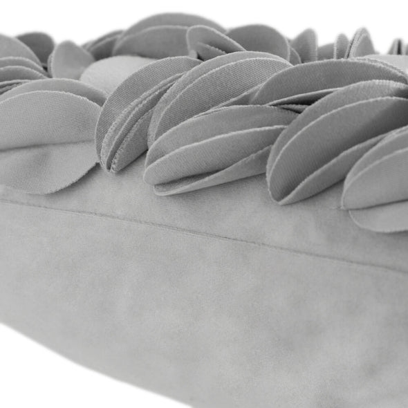 3D Flower Velvet Throw Pillow Case