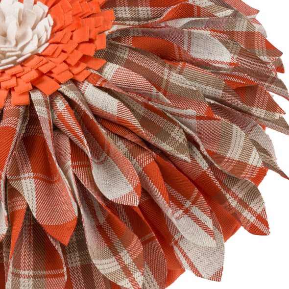 sunflower-design-plaid-throw-pillow-covers