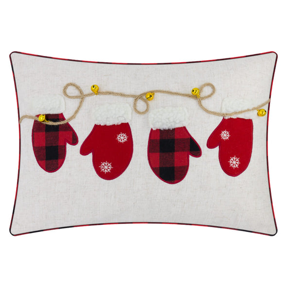 gloves-Christmas-Throw-Pillow