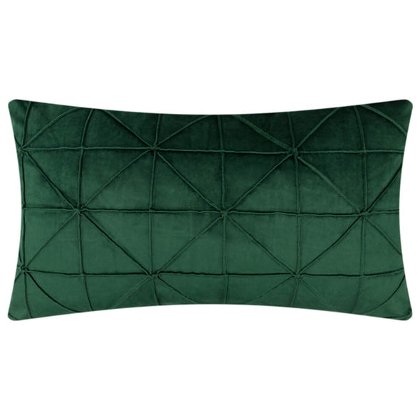 Handmade Velvet Geometric Accent Pillow Case