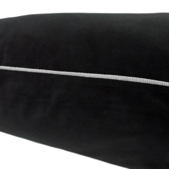 black-european-pillow-case