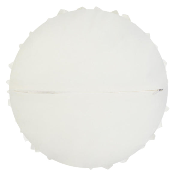 white-round-pillow