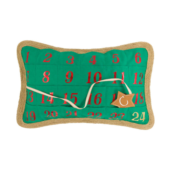 Christmas-calendar-green-pillow-covers