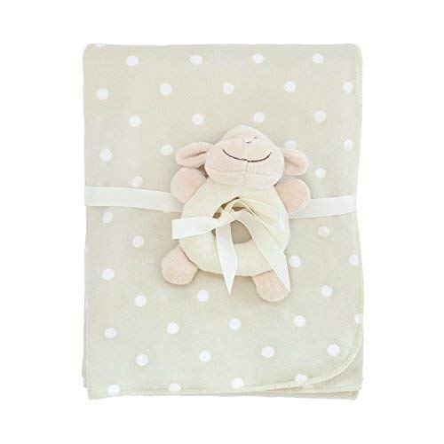 Shaggy baby infant rattle set