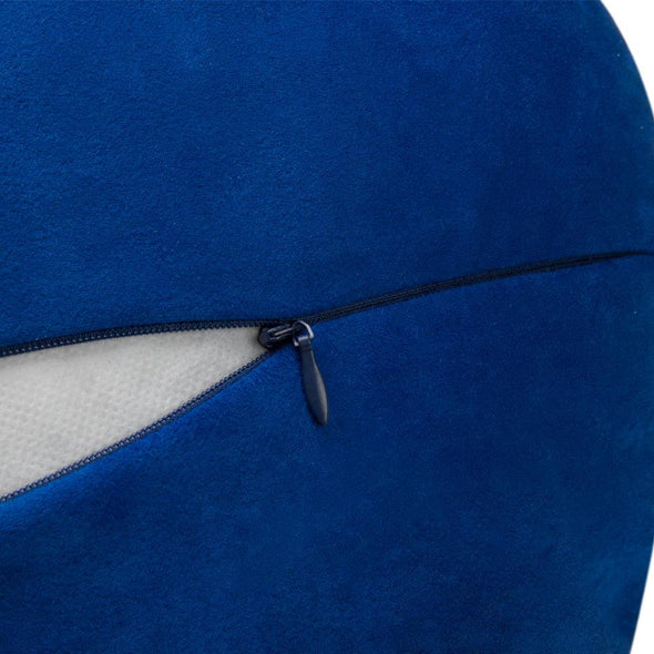 round-shape-blue-throw-pillow-covers