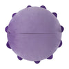 round-shape-purple-throw-pillows