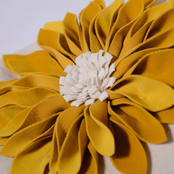 3D Sunflower Handmade Canvas Handbag