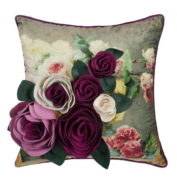 3D-flower-velvet-square-pillowcases