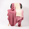 Gradient color knitting blanket