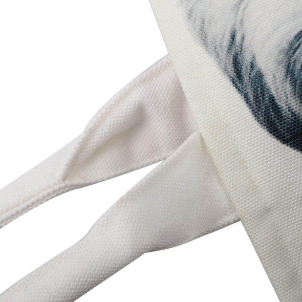 Cute Dog Printed Shopping Canvas Bag