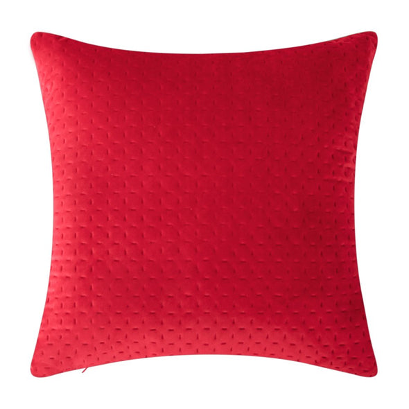 Solid color velvet pillow case