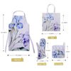 Floral Print Kitchen Baking Apron Set 4 Pcs