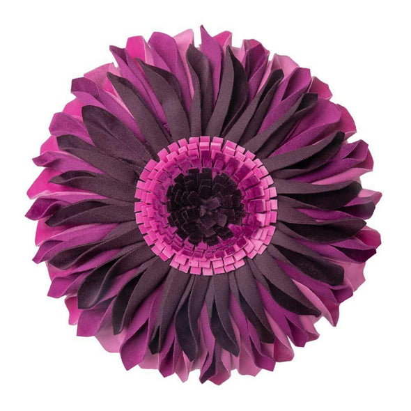 round-velvet-sunflower-throw-pillows