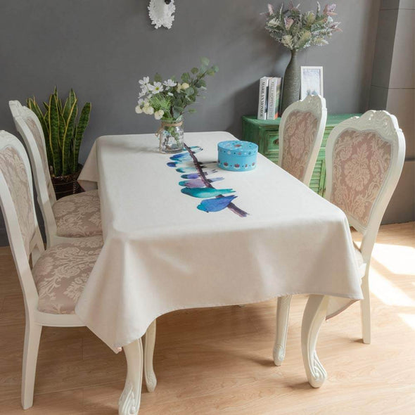 bird-printed-tablecloth