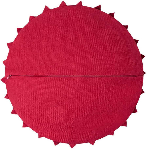 round-red-throw-pillow-covers