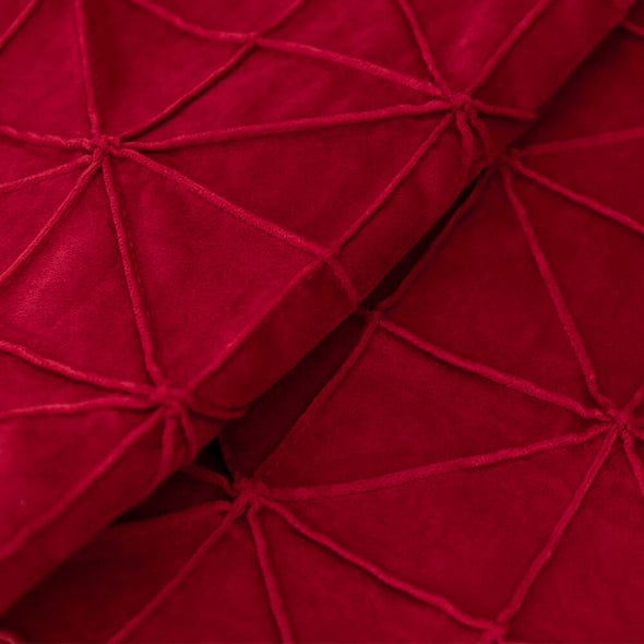 Handmade Velvet Geometric Accent Pillow Case