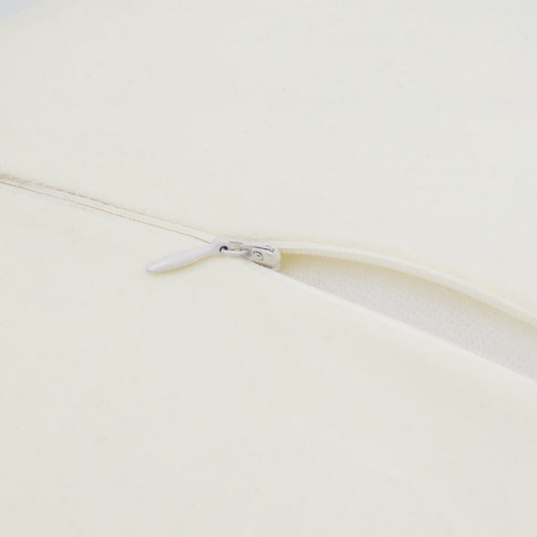 cheap-white-pillow case-zipper