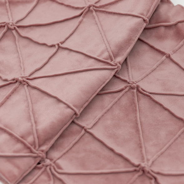 Handmade Velvet Geometric Accent Pillow Case