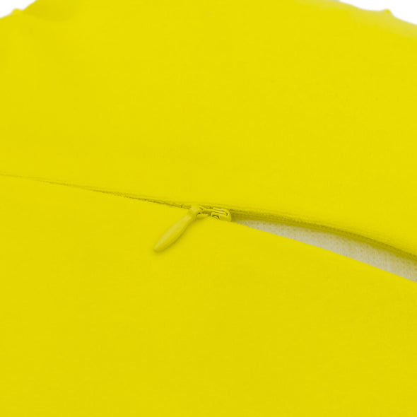 zippered-yellow-pillows-for-bed