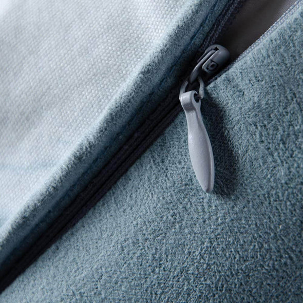 faux-suede-pillow-protector/case-with-zipper