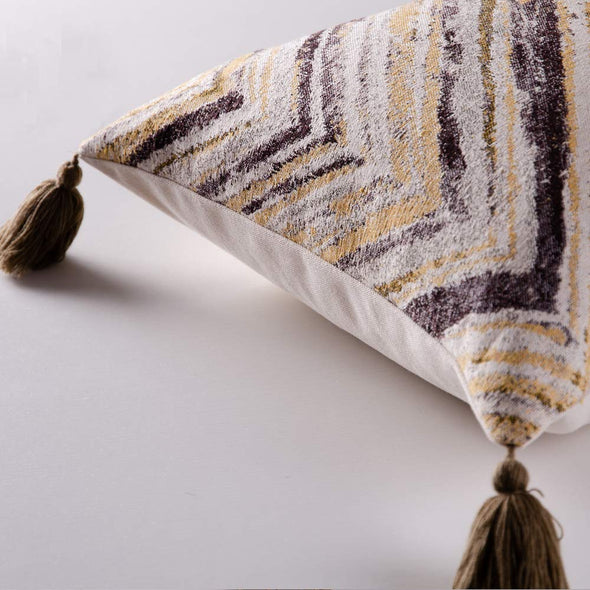 Jacquard Accent Throw Pillow Case