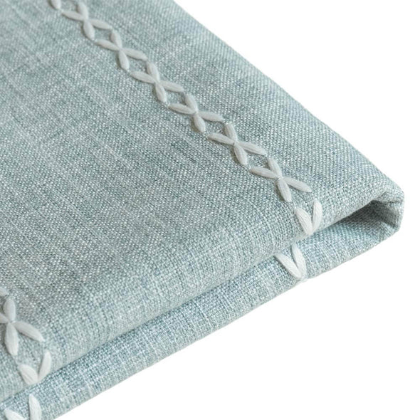 light-blue-and-white-tablecloth