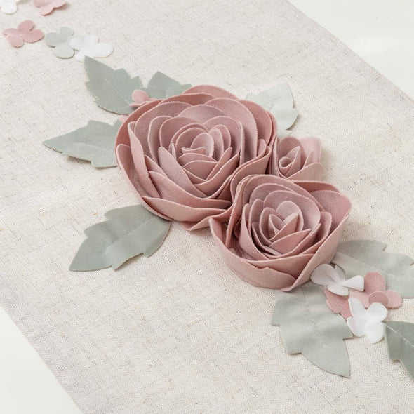 flower-table-runner-for-long-table