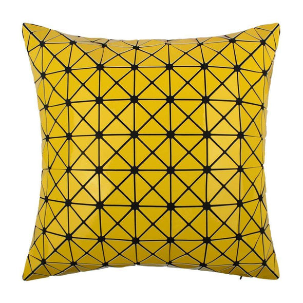 geometric-pattern-leather-pillow-case