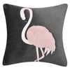 gray-flamingo-throw-pillow-case