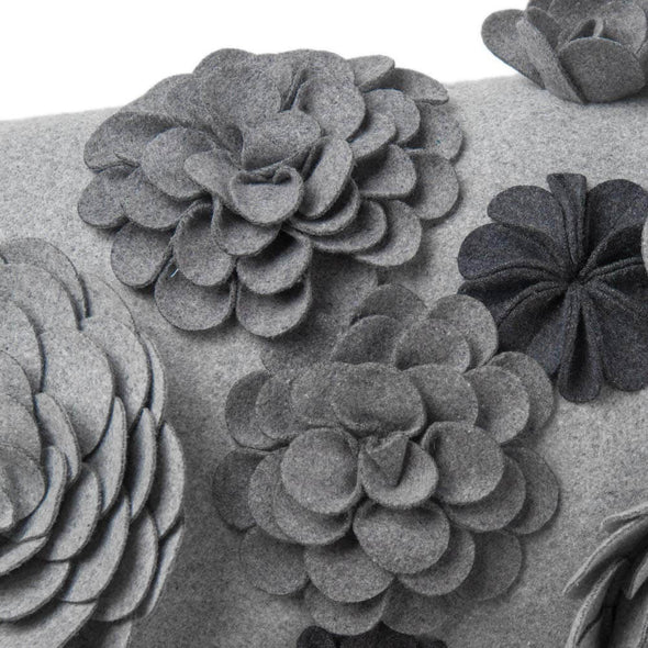 3d-flower-grey pillowcase