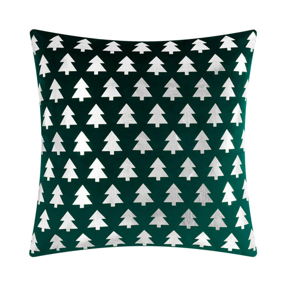 silver-foil-print-green-pillows-for-couch